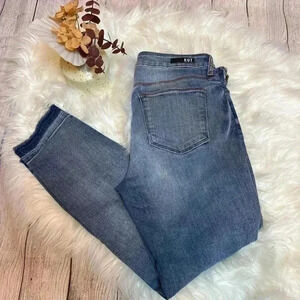 KUT from the Kloth Diana Kurvey Cropped Jeans Size 8
